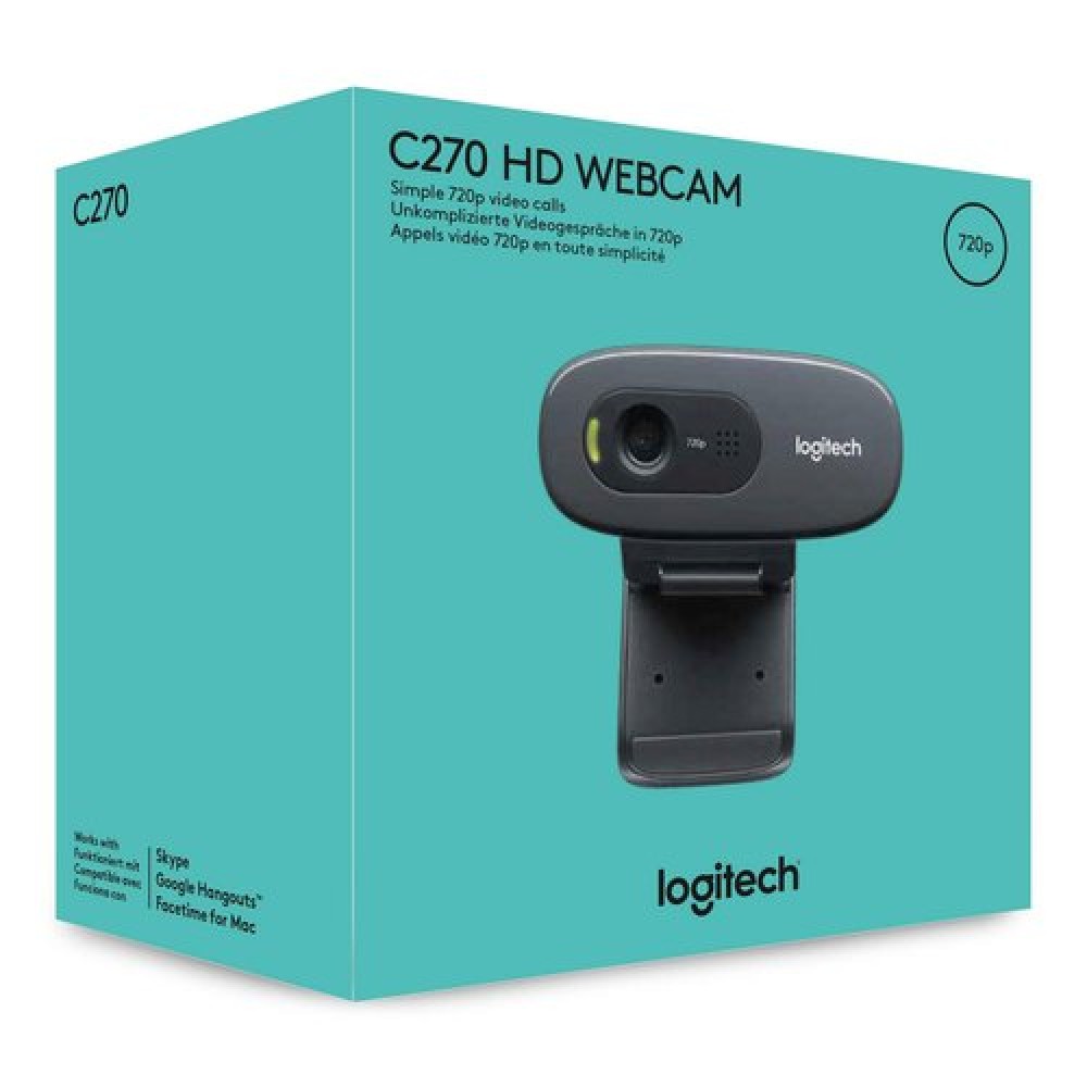 Logitech C270 HD Webcam Laptop Camera